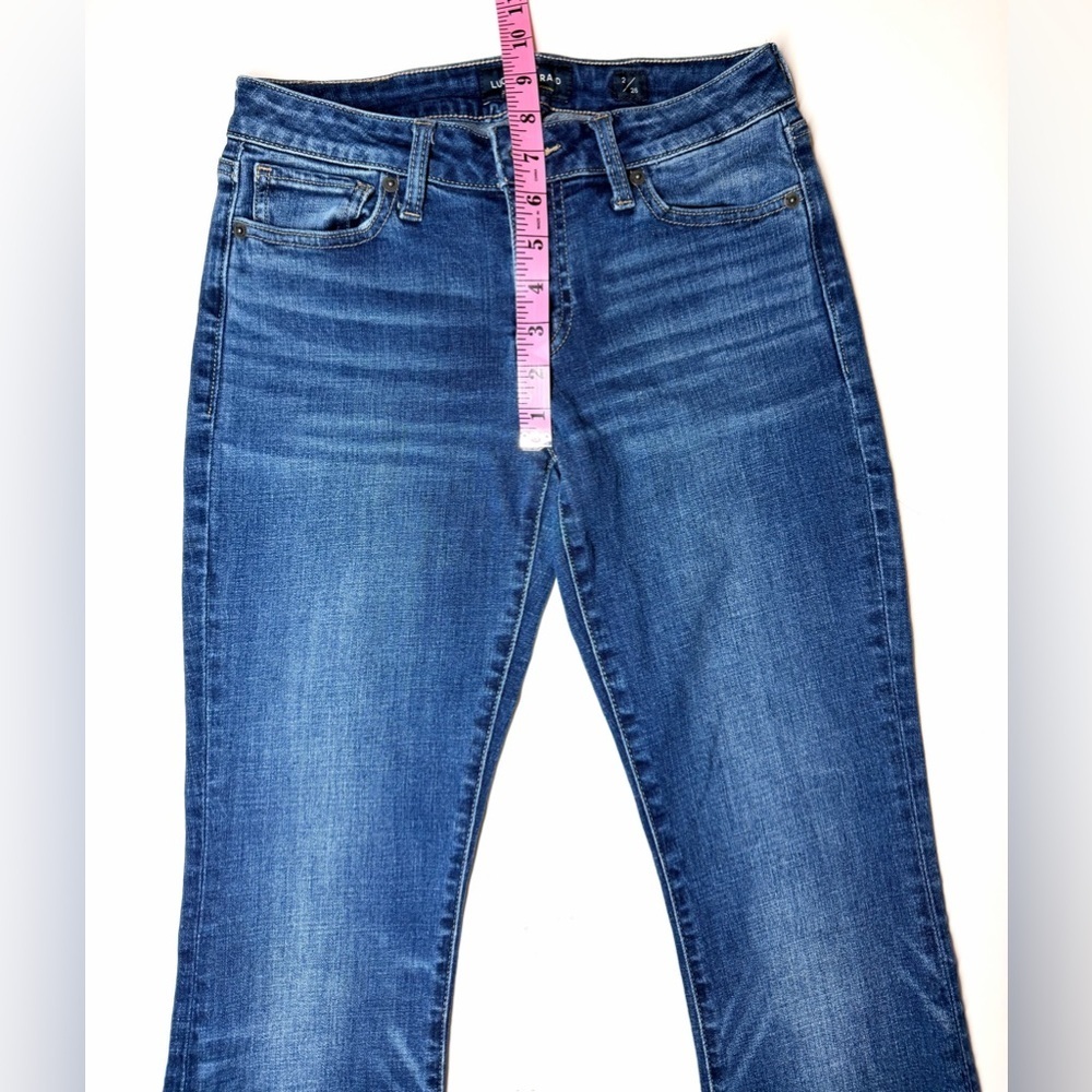 Lucky Brand Women's Lolita Boot Blue Jeans Size- 2 / 26 - Picture 4 of 9